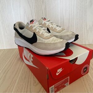 Nike Waffle Debut Shoes Womens 9 US Sanddrift Black Athletic Running Sneakers